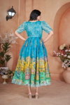 Radhey Mix Cotton Long Gown Dress Wholesale Clothing Distributors In India